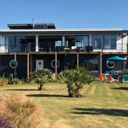 La Maison Bateau Au Bord De Mer Guissény 外观 照片